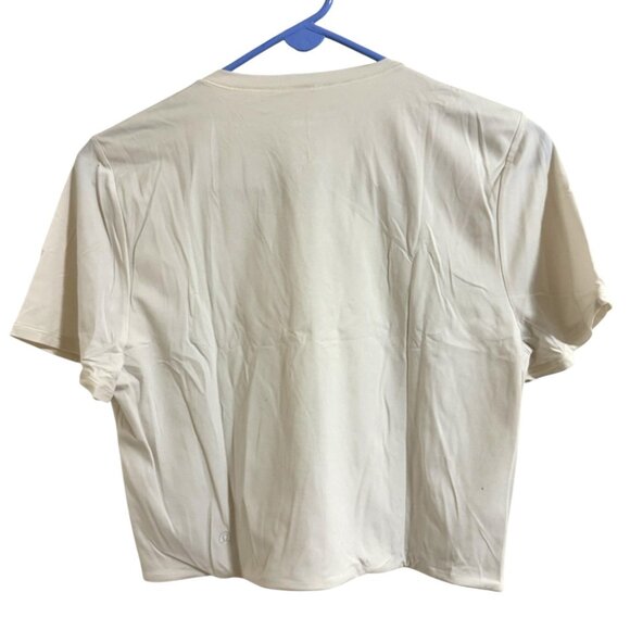 NWOT Lululemon Wundermost Ultra-Soft Nulu Crewneck Cropped T-Shirt - Picture 7 of 8